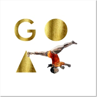 Simone Biles GOAT Posters and Art